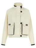 Ferragamo White Linen Full-Length Jacket