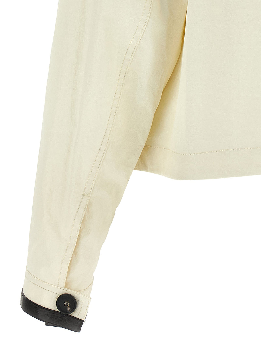 Ferragamo White Linen Full-Length Jacket