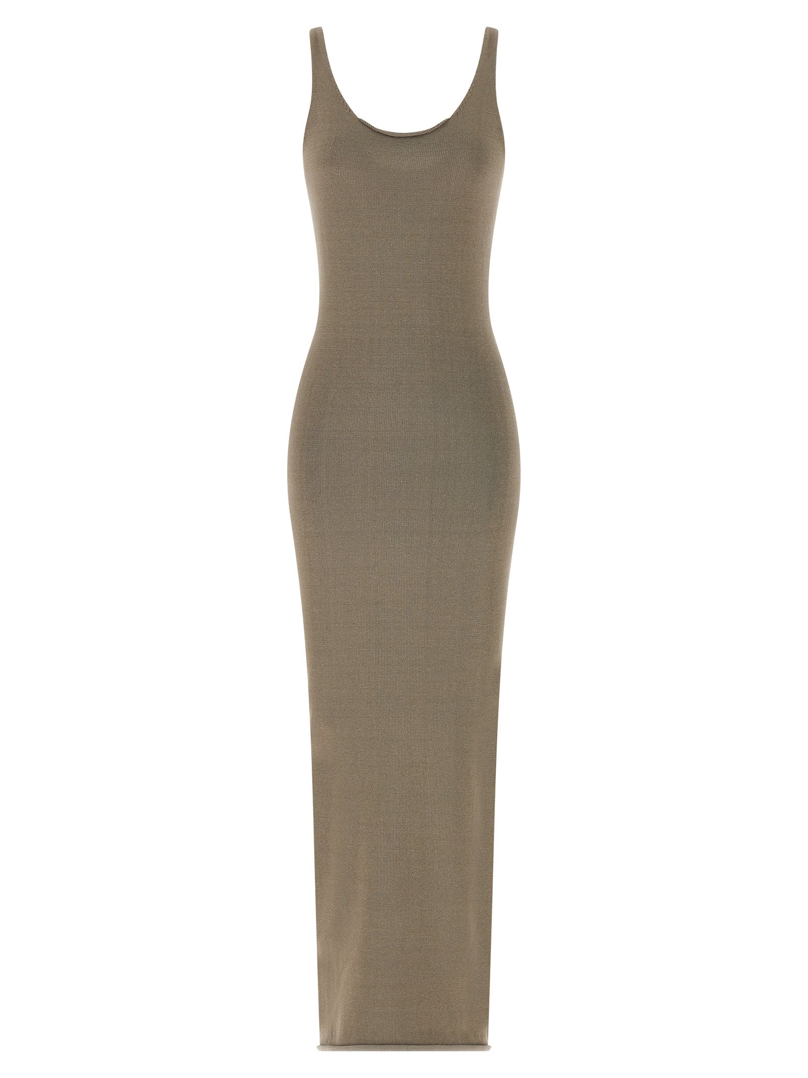 Entire Studios Beige Cotton Midi Dress