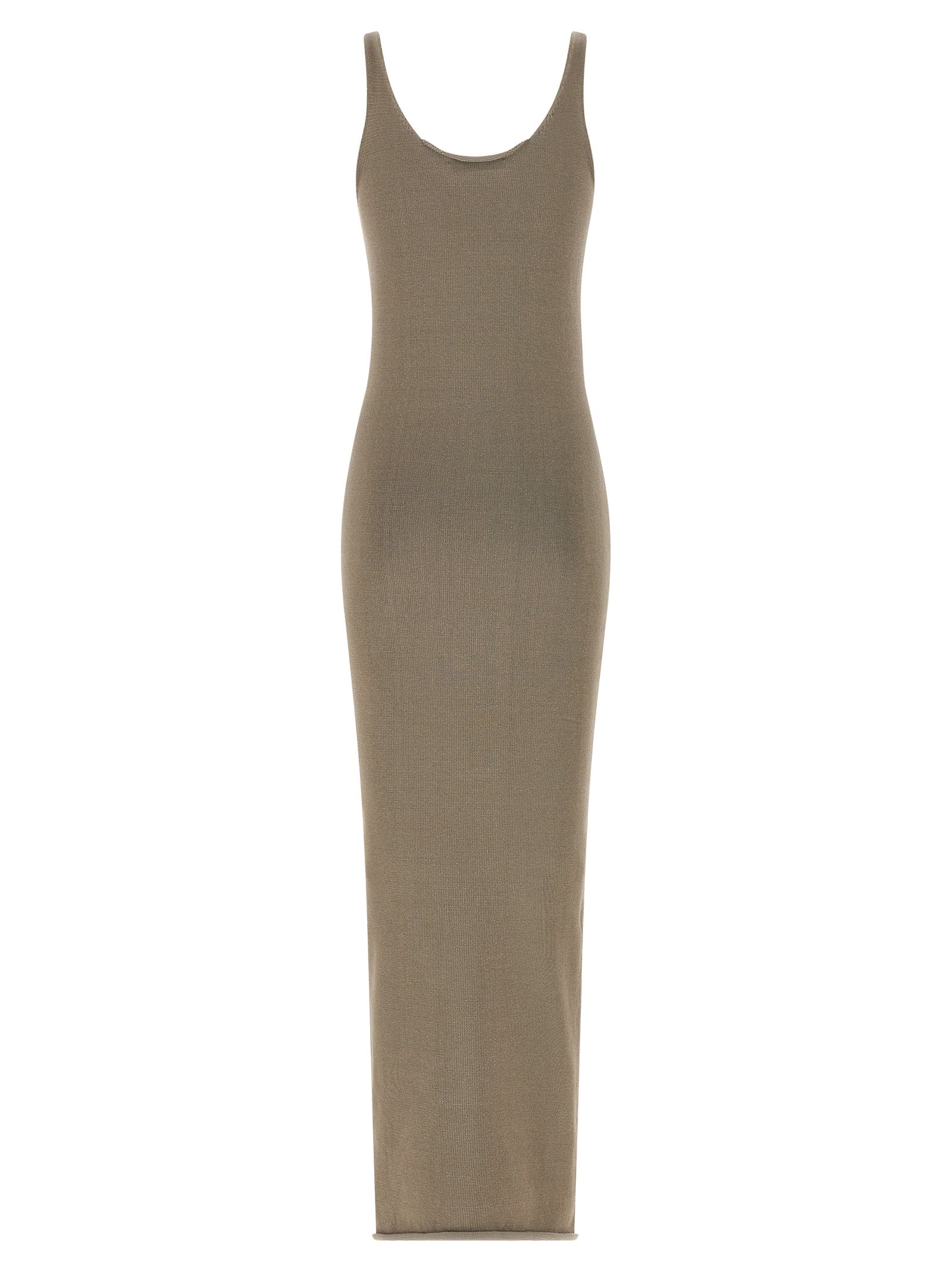 Entire Studios Beige Cotton Midi Dress
