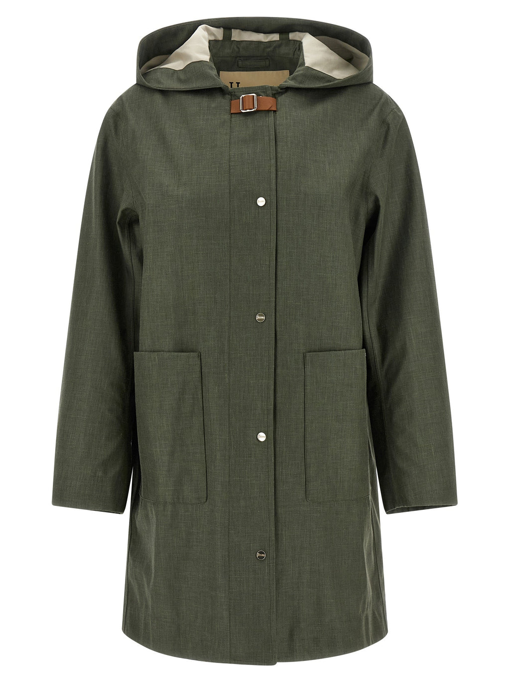 Herno Bicolor Linen Coat