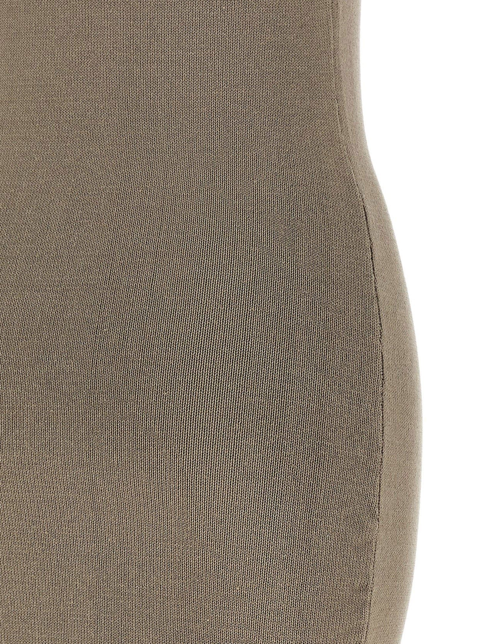 Entire Studios Beige Cotton Midi Dress