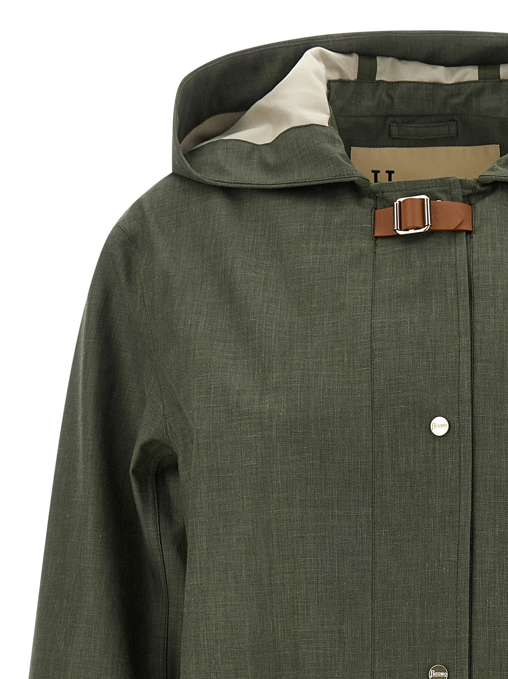 Herno Bicolor Linen Coat