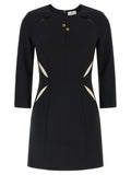 Elisabetta Franchi Bicolor Polyester Short Dress Elisabetta Franchi