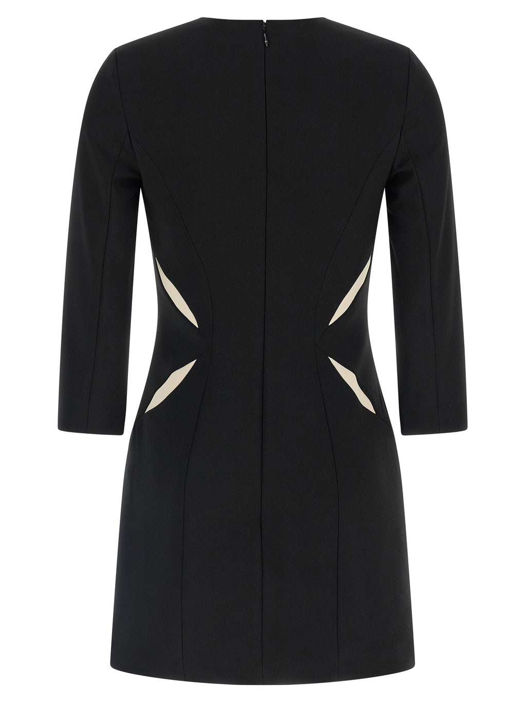Elisabetta Franchi Bicolor Polyester Short Dress Elisabetta Franchi