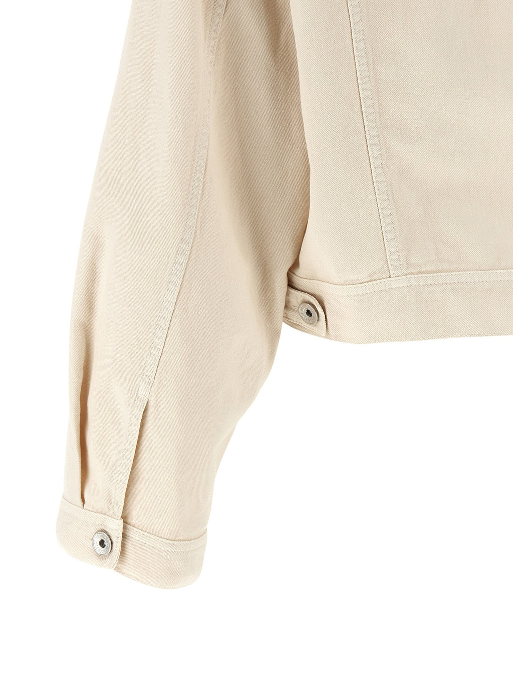 Brunello Cucinelli Beige Cotton Denim Jacket
