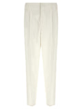 Brunello Cucinelli White Cotton Casual Pants