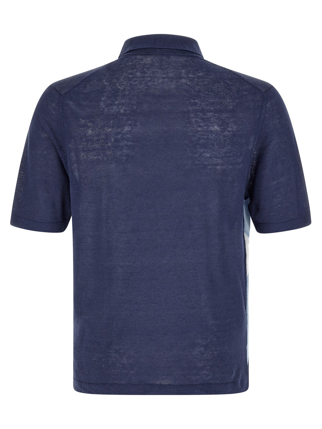Ballantyne Blue Linen Polo Shirt