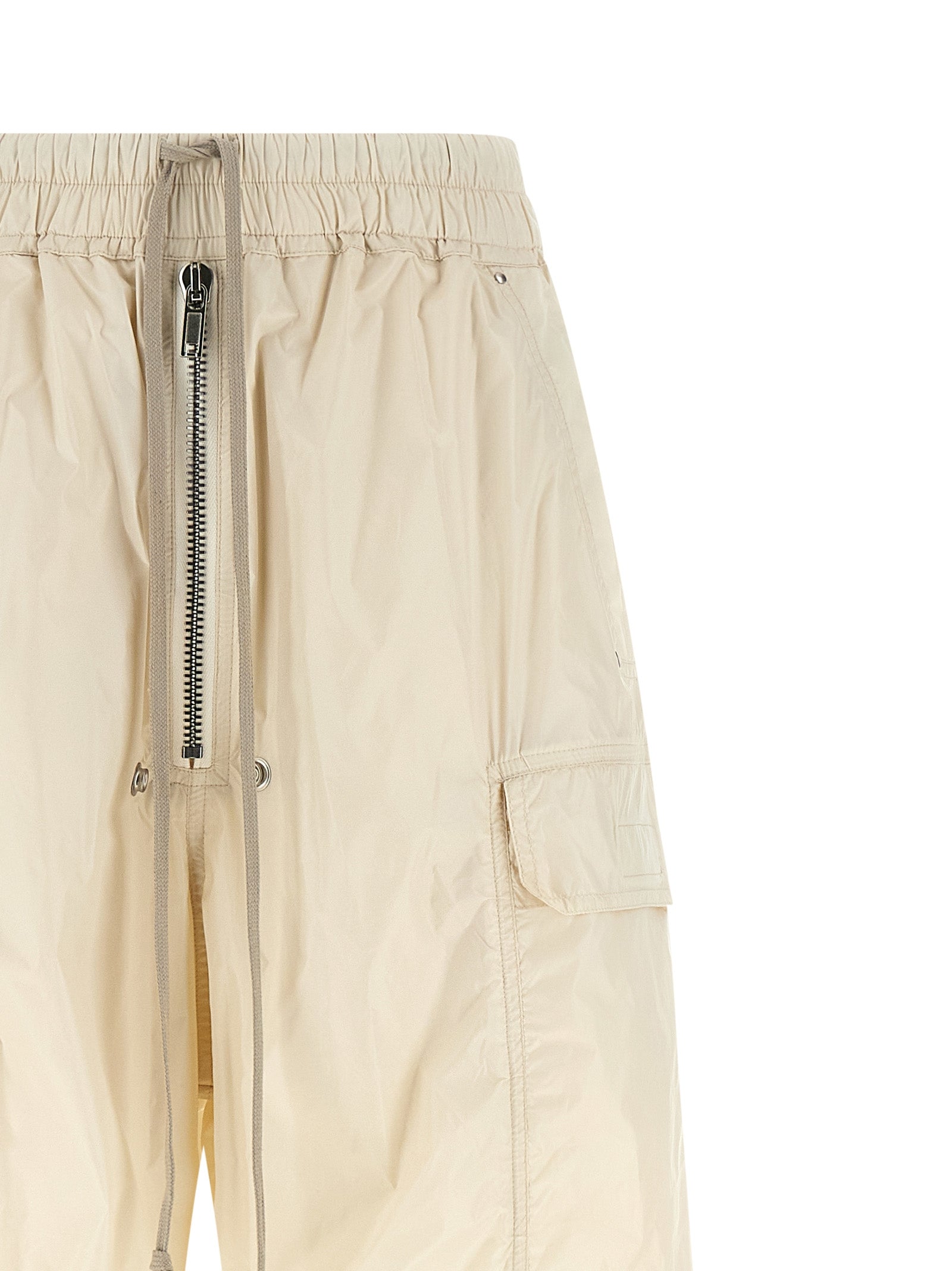 DRKSHDW Beige Nylon Cargo Pants