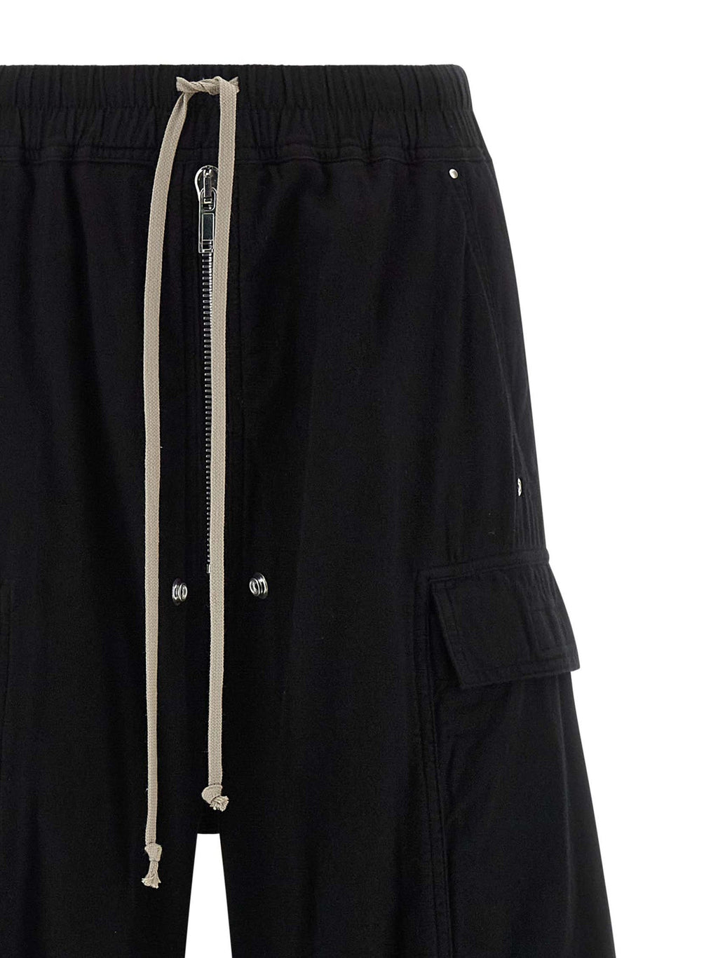 DRKSHDW Black Cotton Cargo Pants