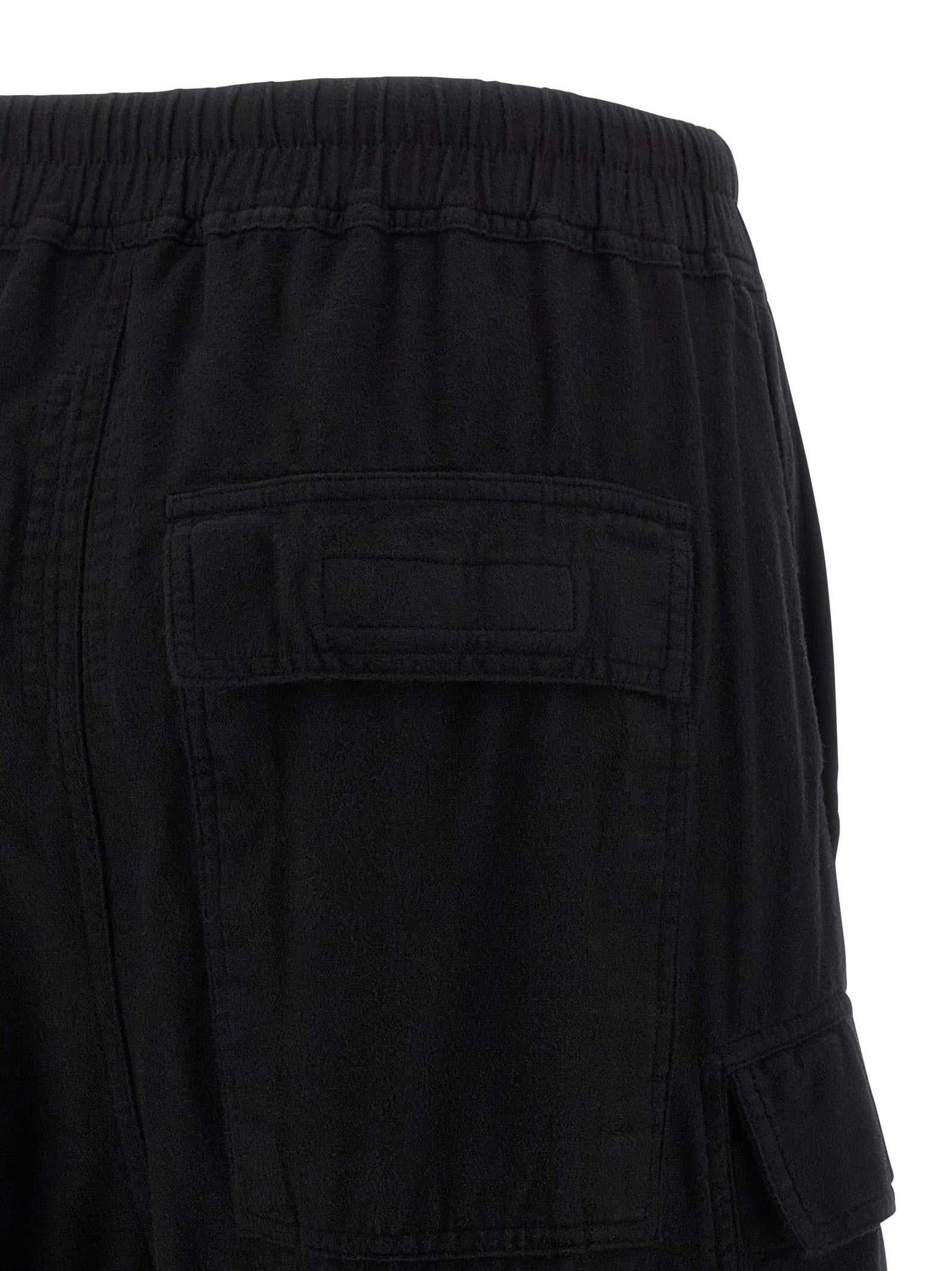DRKSHDW Black Cotton Cargo Pants
