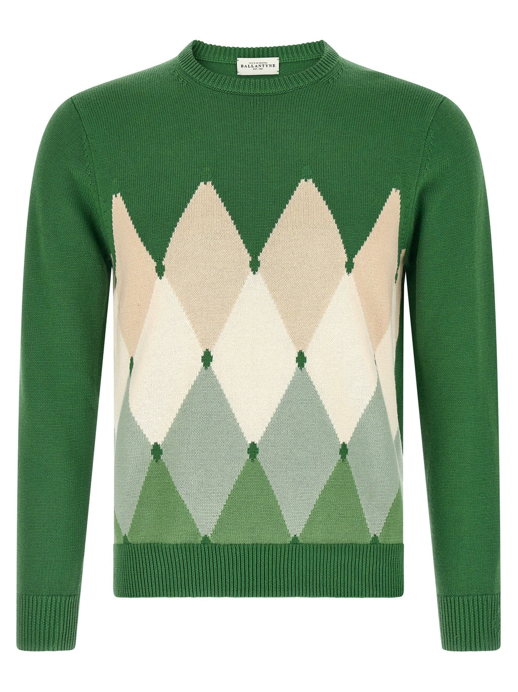 Ballantyne Bicolor Cotton Cardigan