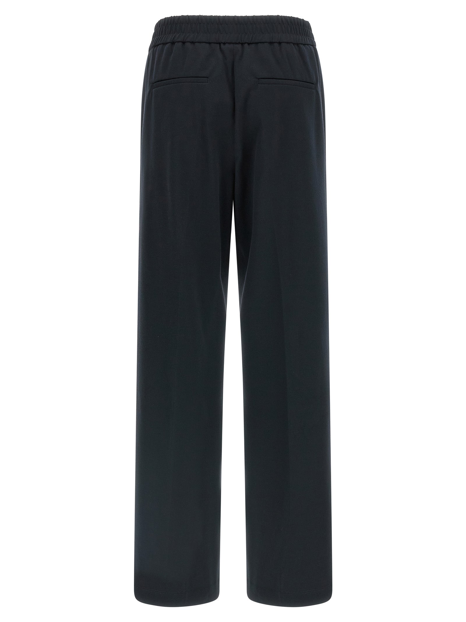 Peserico Blue Cotton Casual Pants