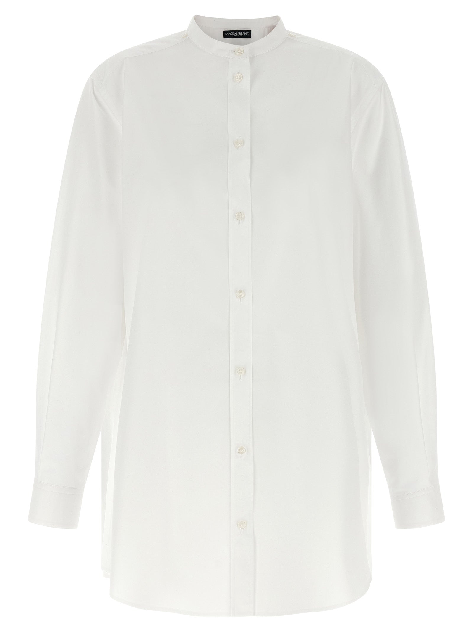 Dolce & Gabbana White Cotton Blouse
