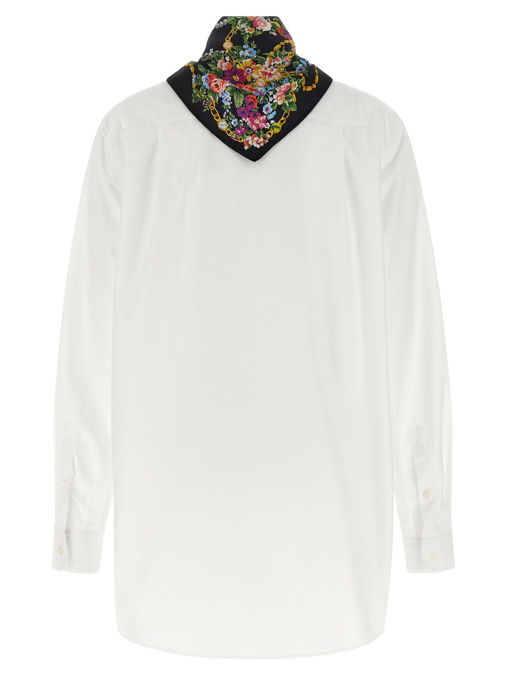 Dolce & Gabbana White Cotton Blouse