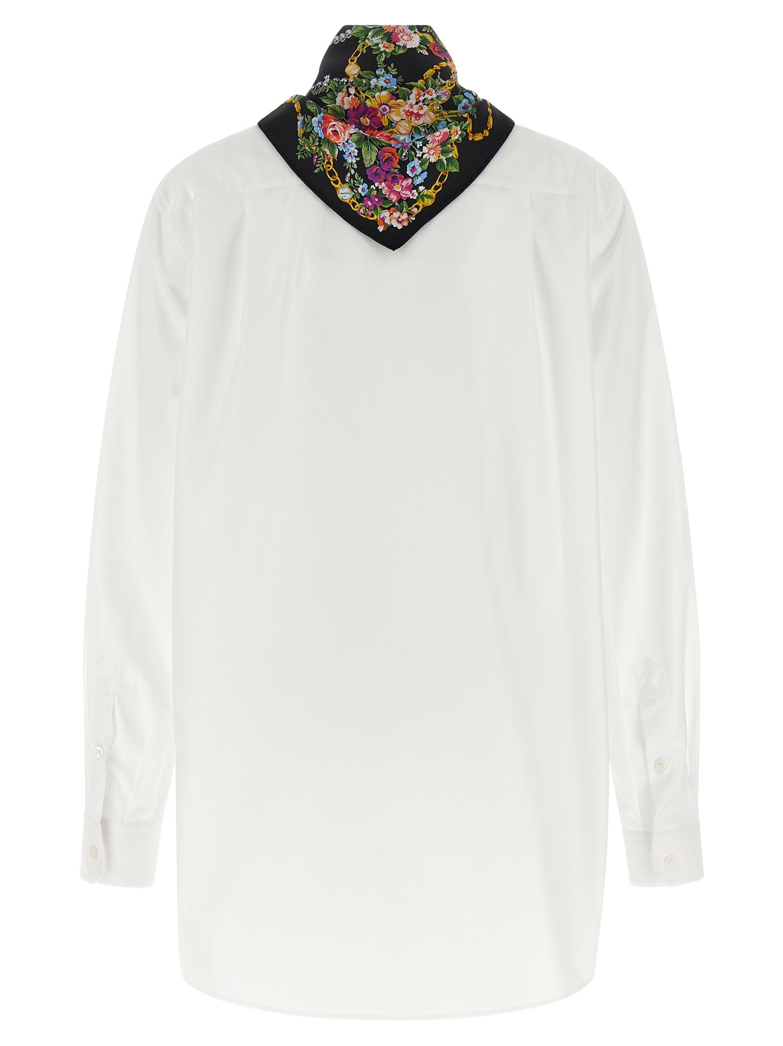 Dolce & Gabbana White Cotton Blouse