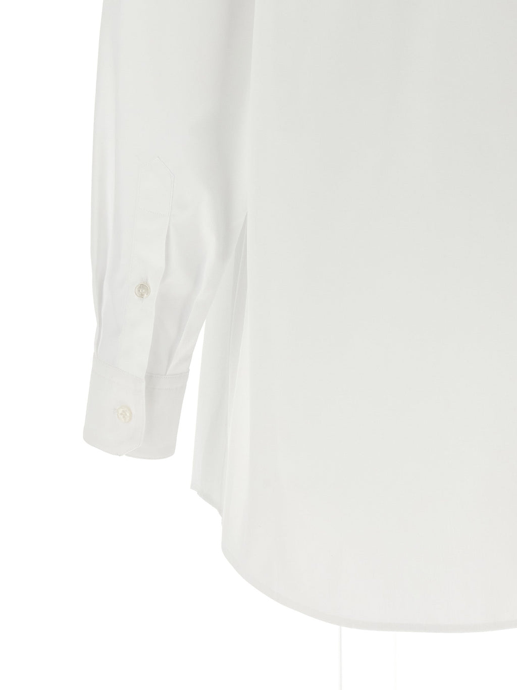 Dolce & Gabbana White Cotton Blouse
