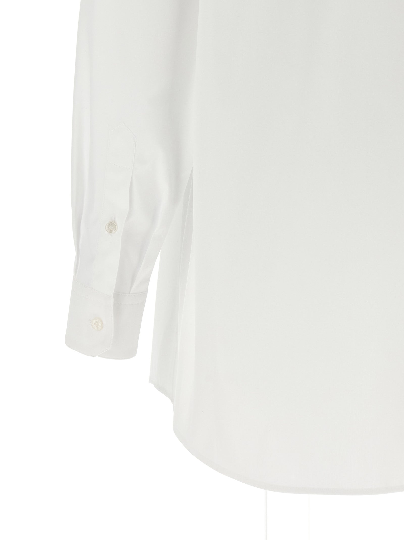 Dolce & Gabbana White Cotton Blouse