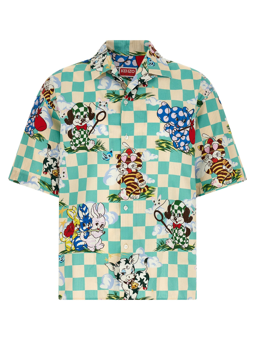 Kenzo Multicolor Cotton Blouse
