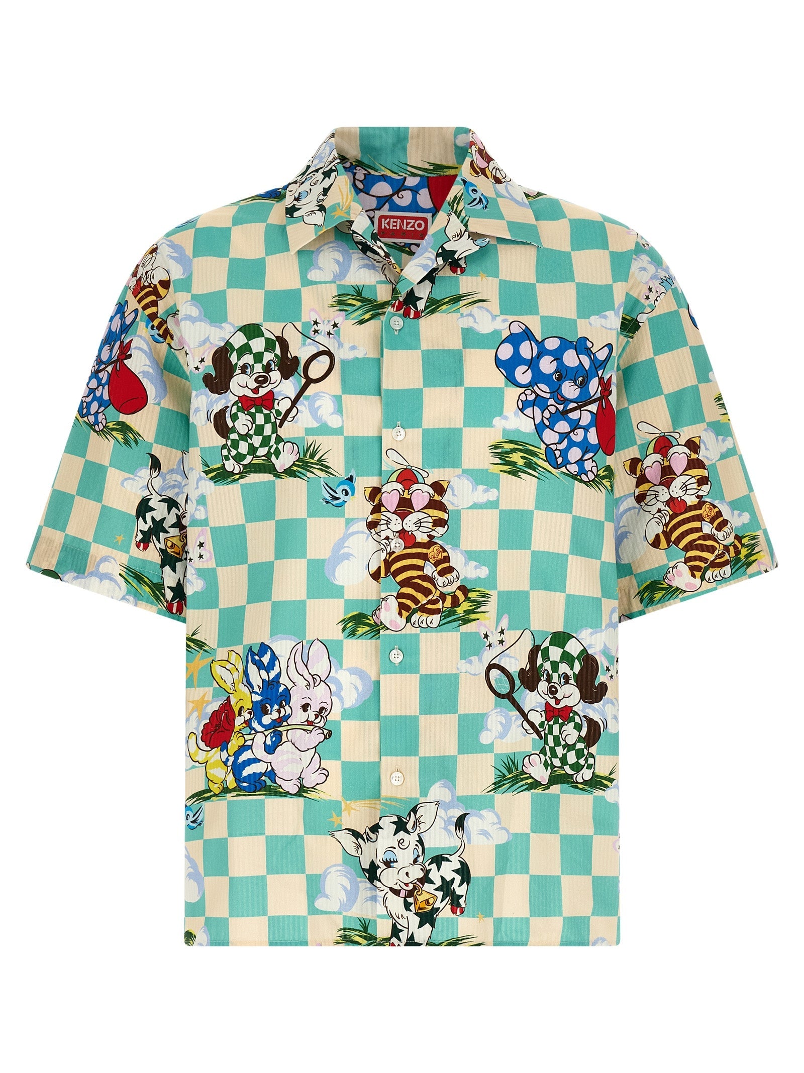Kenzo Multicolor Cotton Blouse