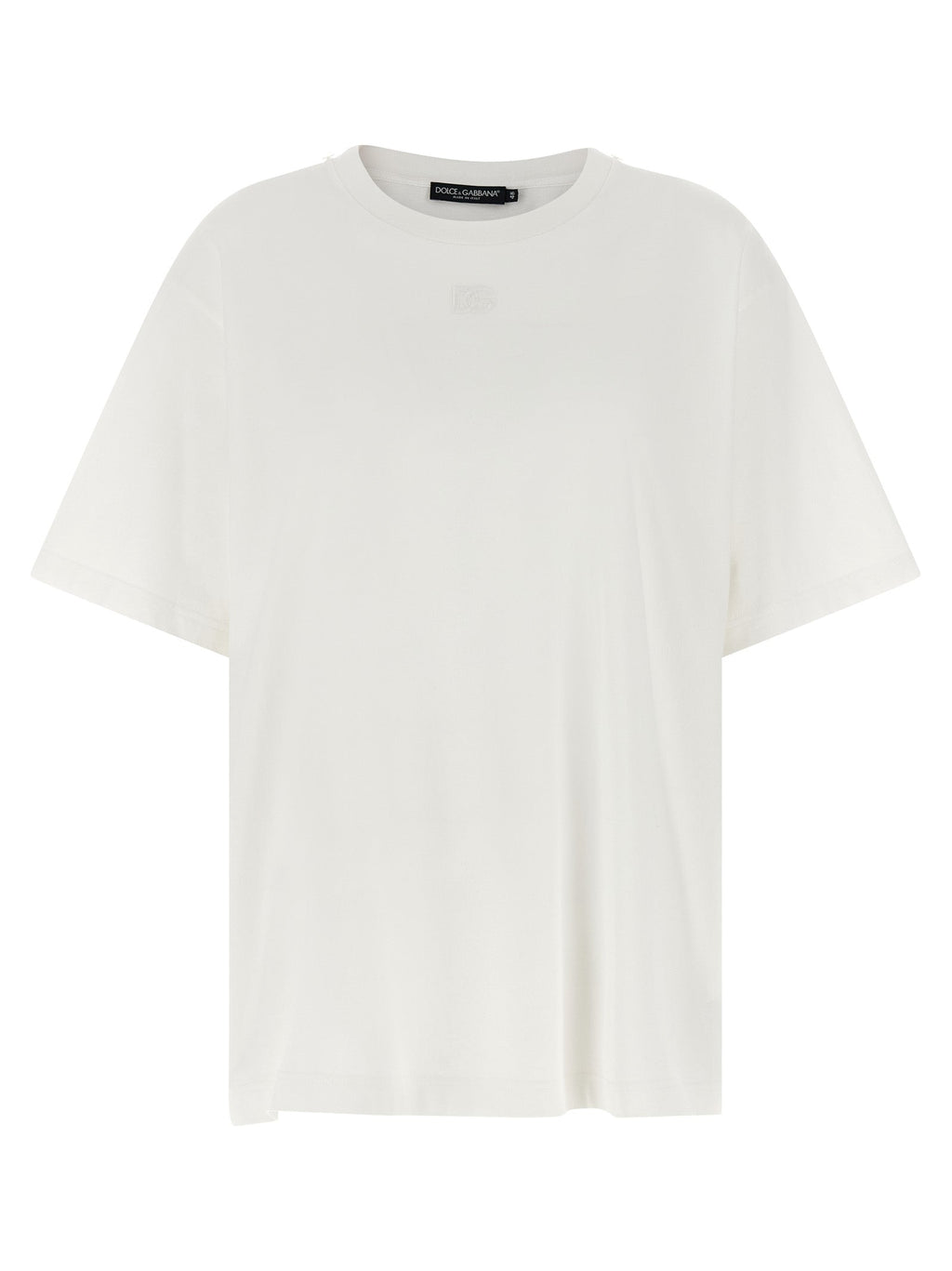 Dolce & Gabbana White Cotton T-Shirt