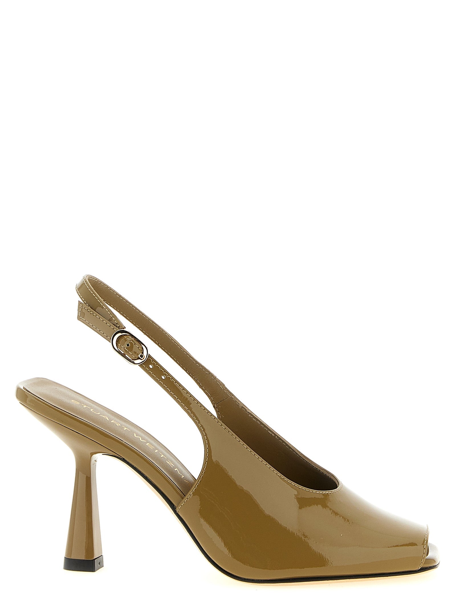Stuart Weitzman Bicolor Polyethylene High Heel Pumps