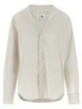 MM6 Maison Margiela Gray Cotton Blouse