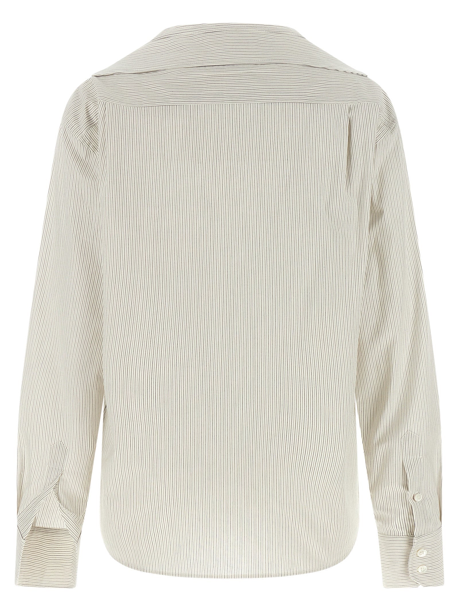 MM6 Maison Margiela Gray Cotton Blouse