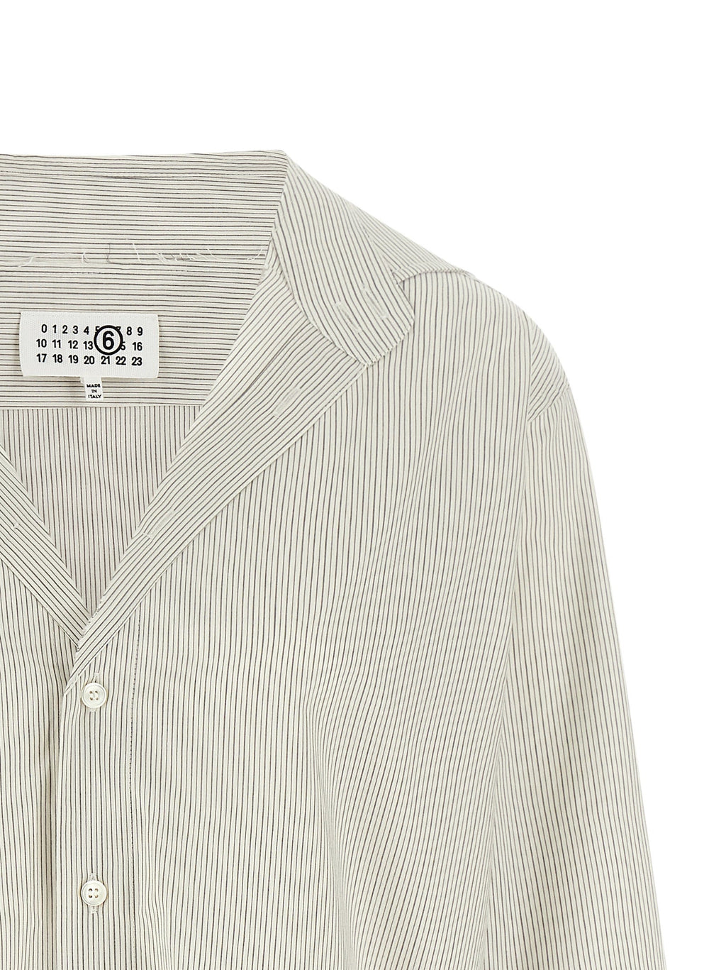 MM6 Maison Margiela Gray Cotton Blouse
