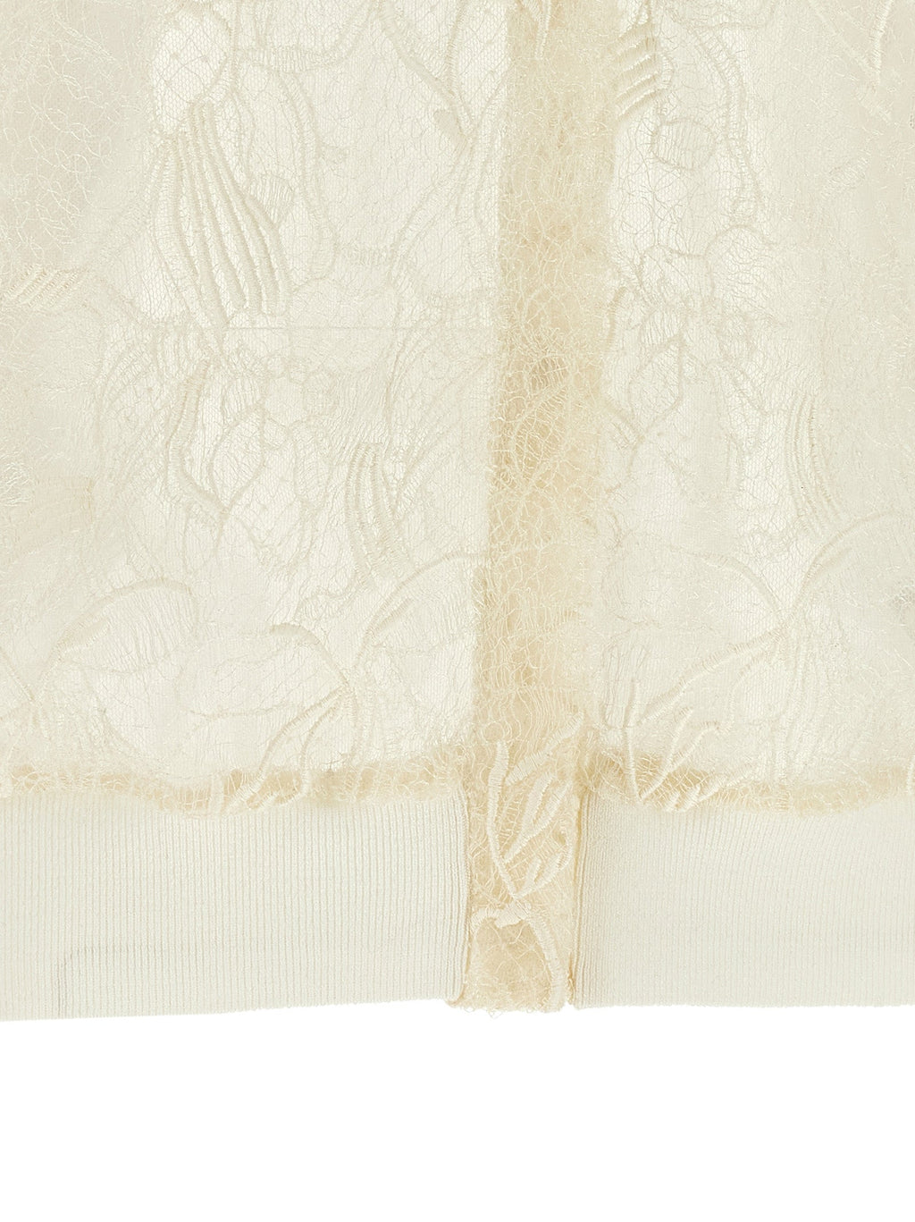 Fabiana Filippi Beige Silk Cardigan
