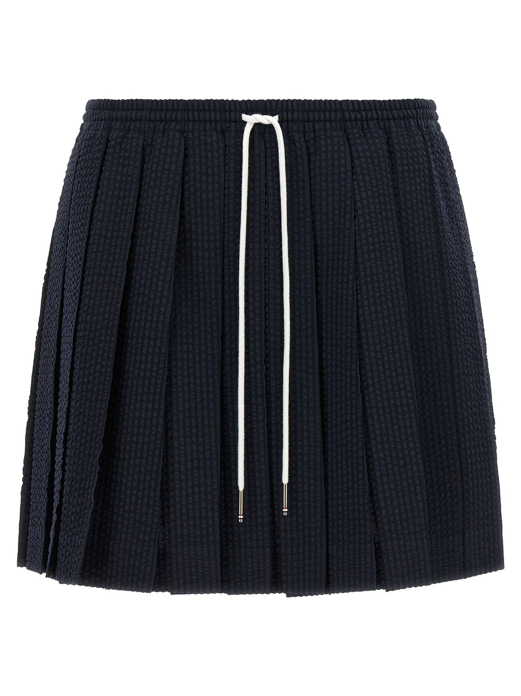 Thom Browne Blue Wool Long Skirt