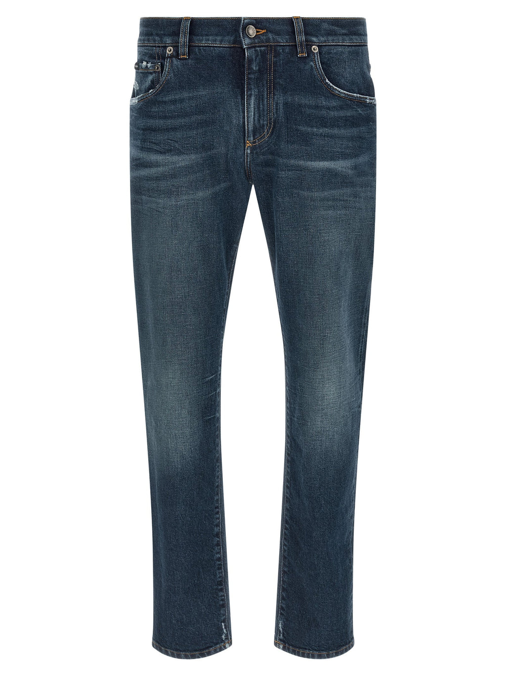 Dolce & Gabbana Blue Cotton Jeans Denim