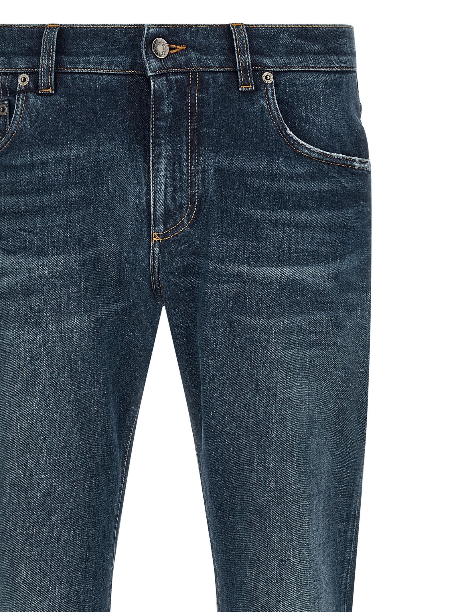 Dolce & Gabbana Blue Cotton Jeans Denim