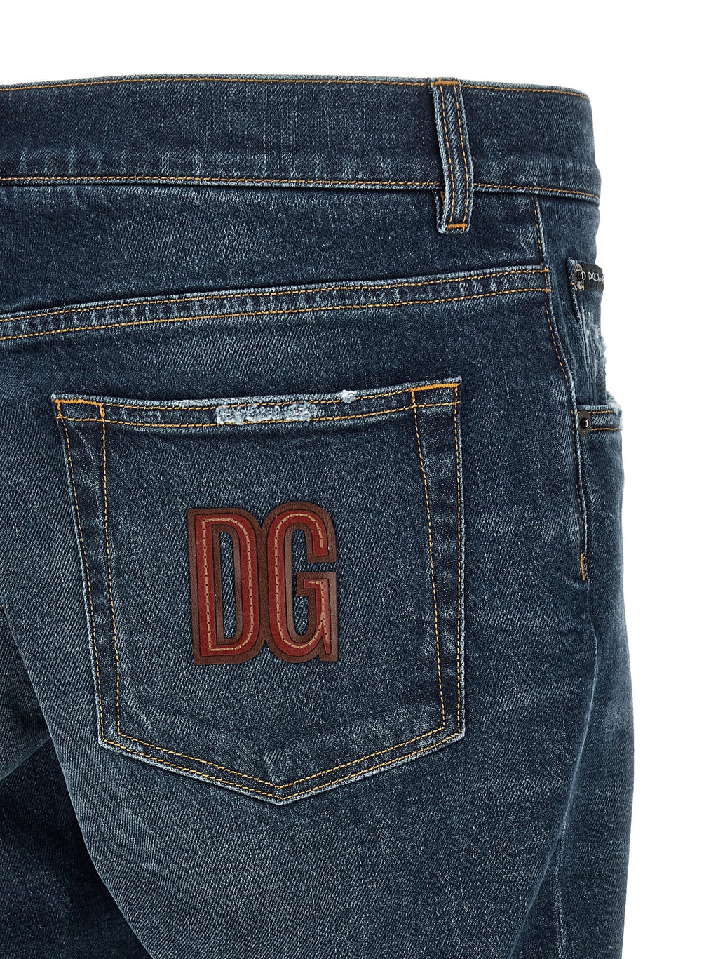 Dolce & Gabbana Blue Cotton Jeans Denim