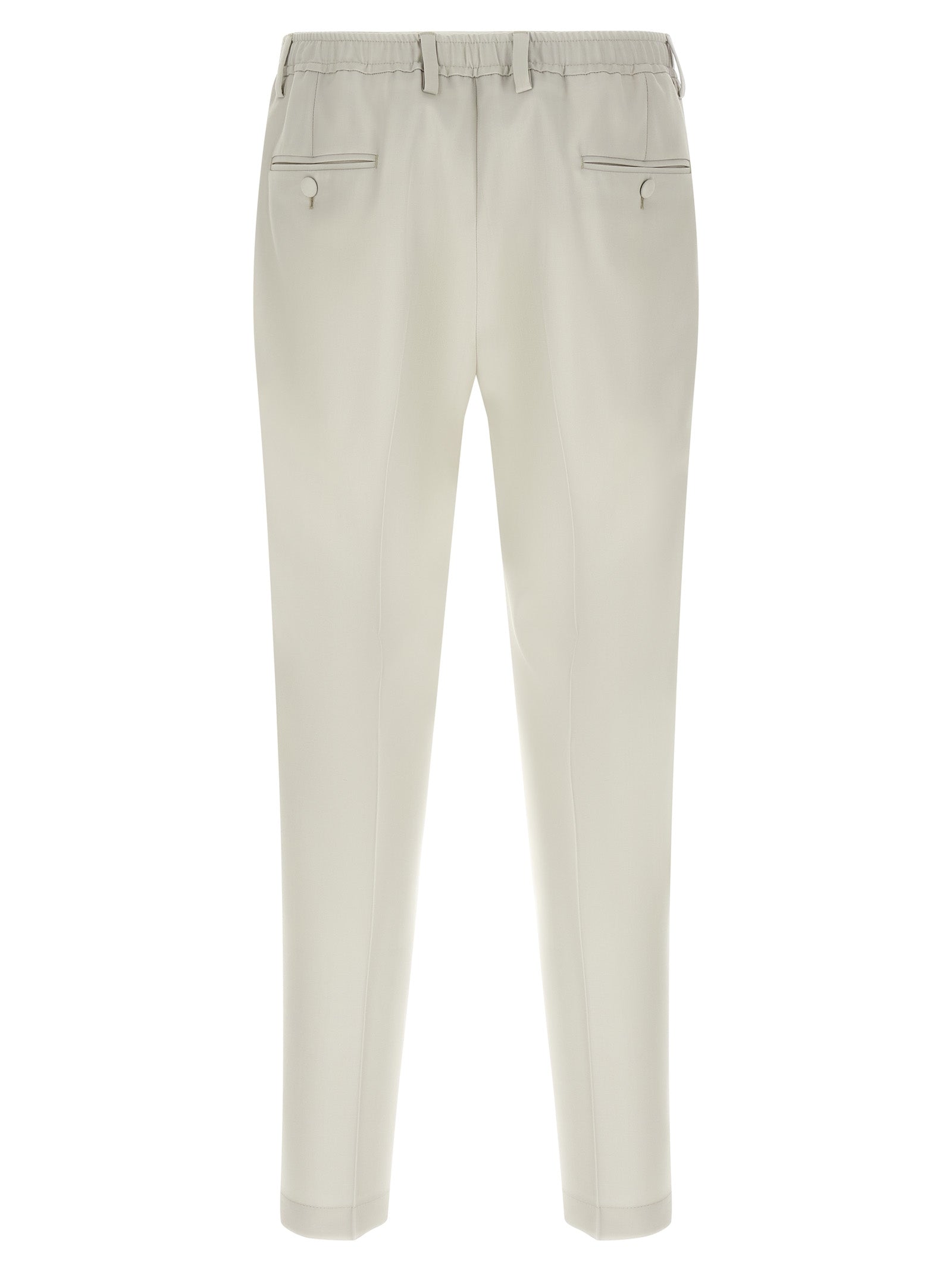 Dolce & Gabbana Beige Virgin Wool Dress Pants