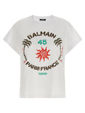 Balmain White Cotton T-Shirt