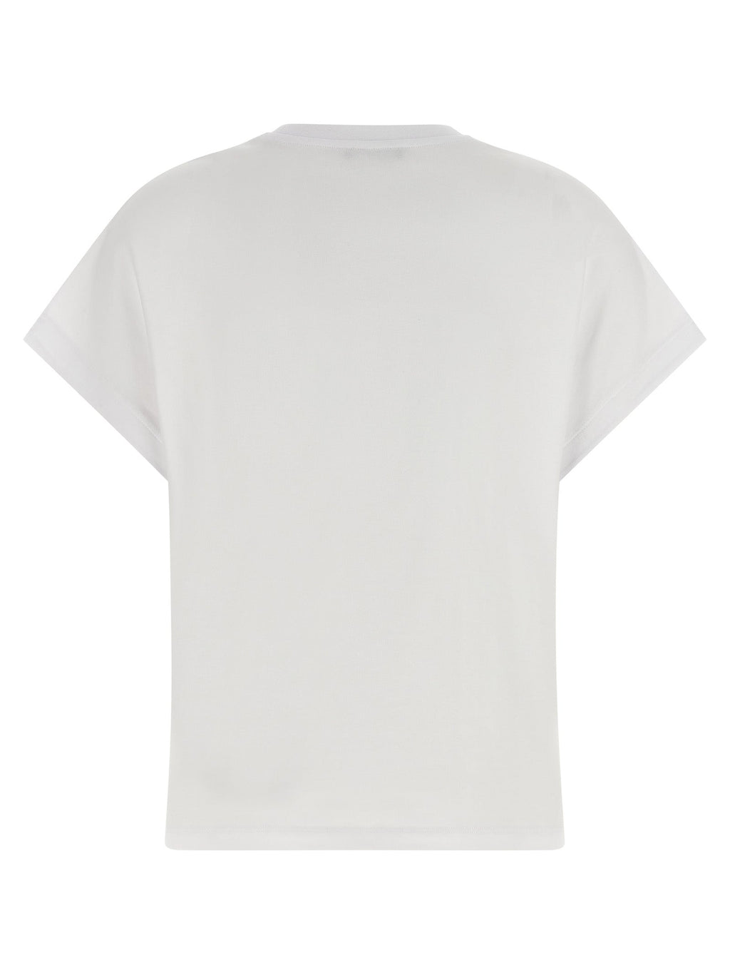 Balmain White Cotton T-Shirt