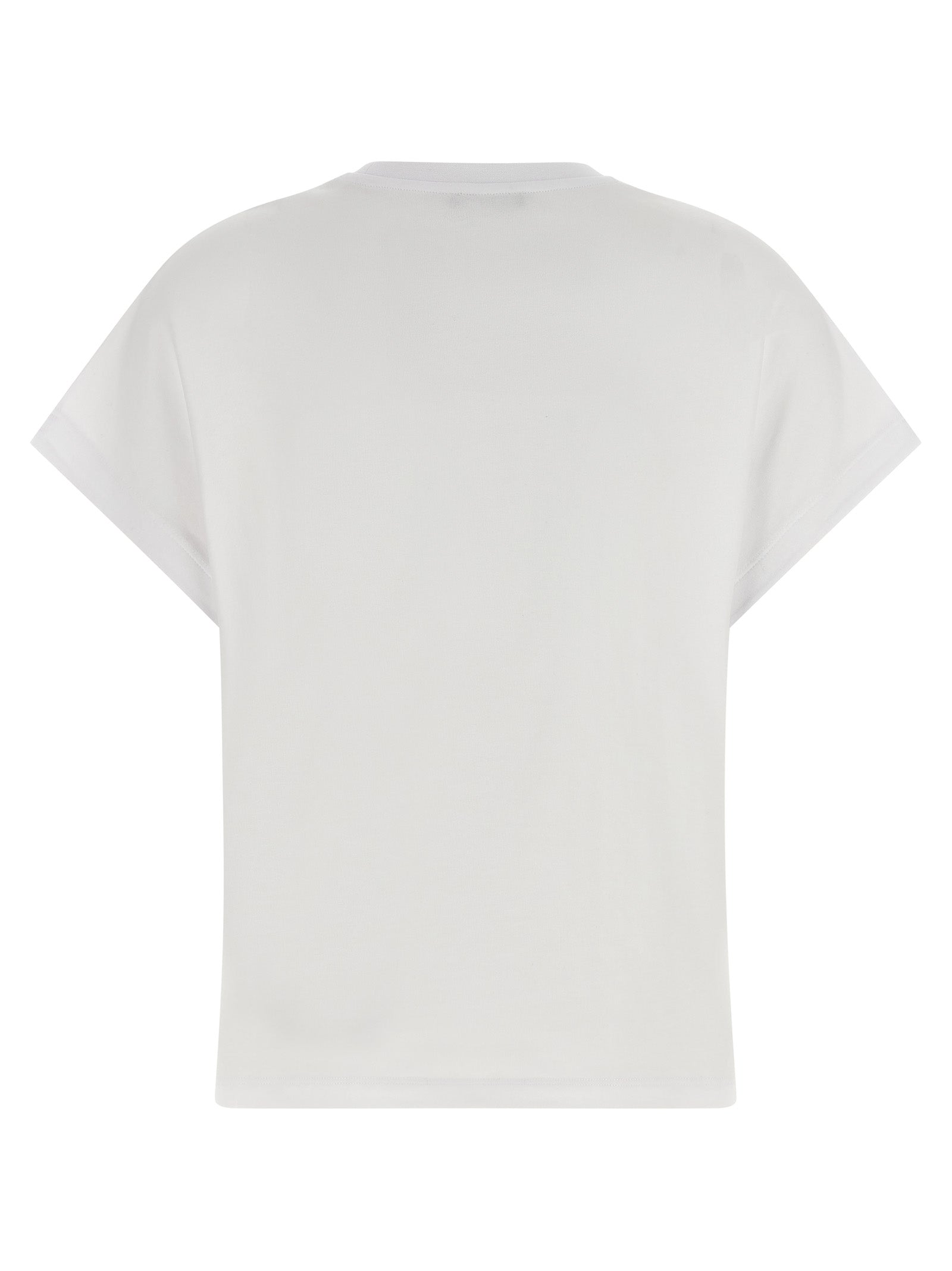 Balmain White Cotton T-Shirt
