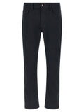 Hugo Boss Blue Polyester Straight-Leg Jeans