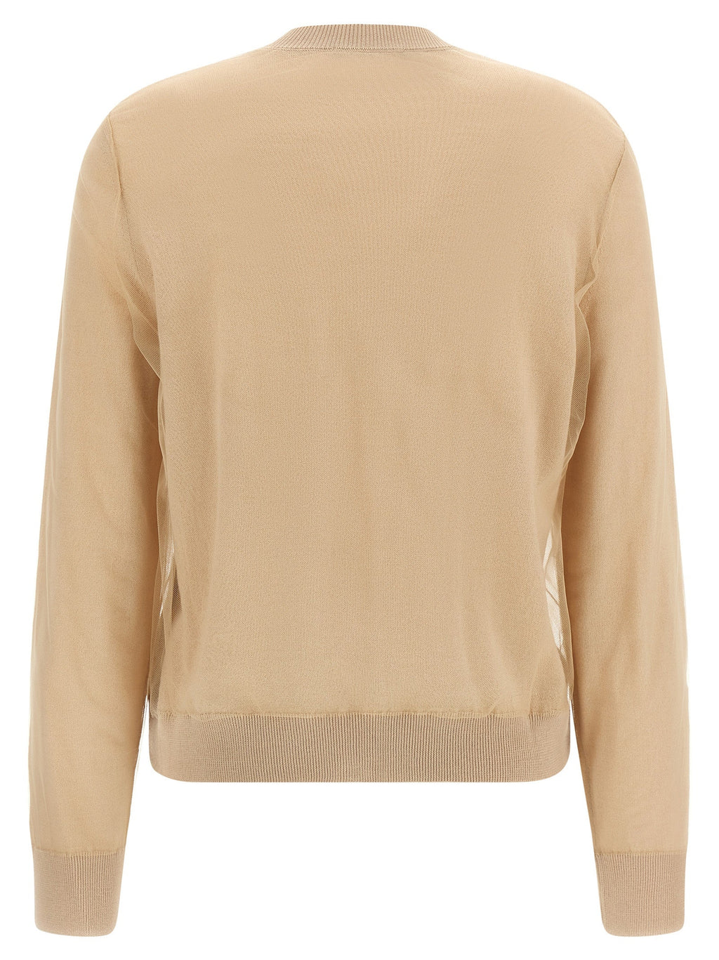 Fabiana Filippi Brown Virgin Wool Cardigan
