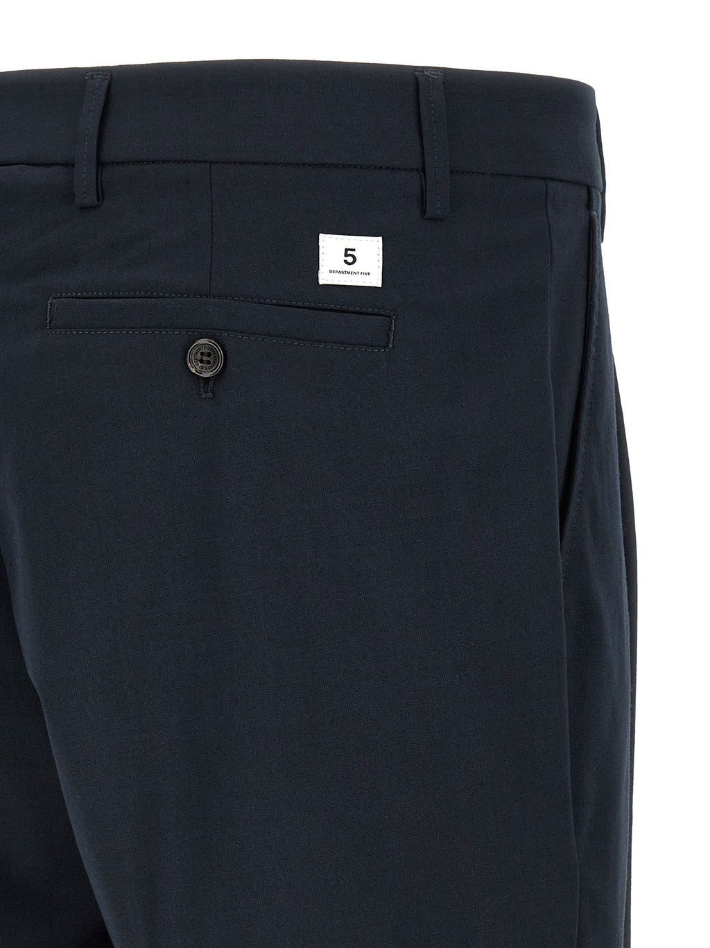 Department 5 Blue Polyester Casual Pants