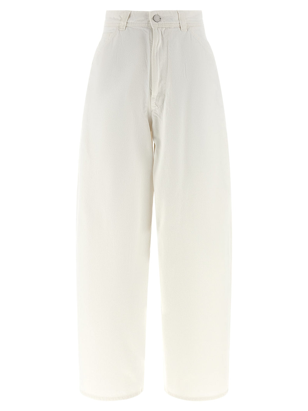 Lemaire White Cotton Jeans Denim