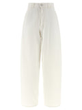 Lemaire White Cotton Jeans Denim
