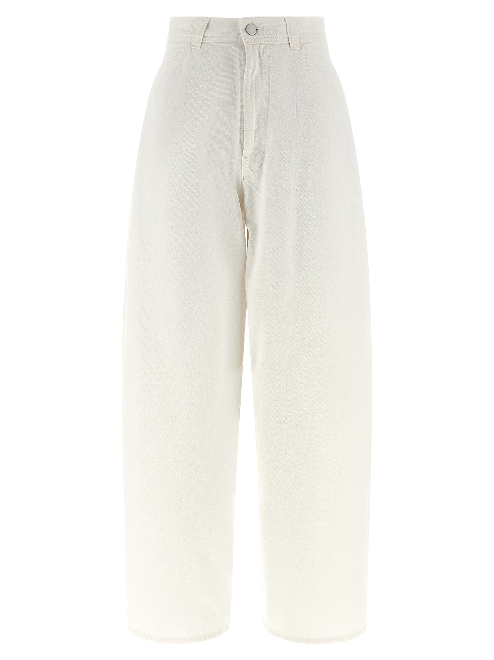 Lemaire White Cotton Jeans Denim