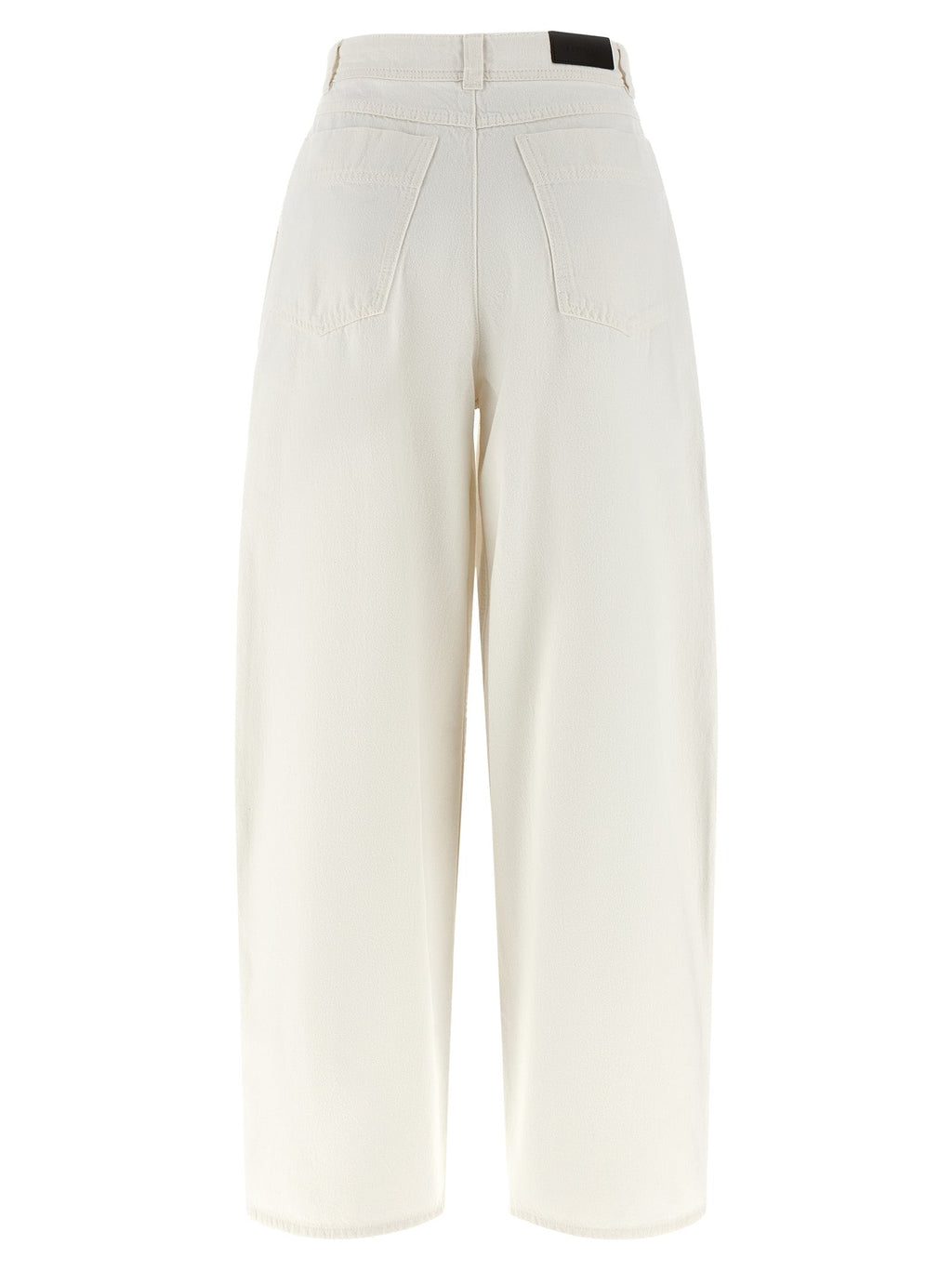 Lemaire White Cotton Jeans Denim