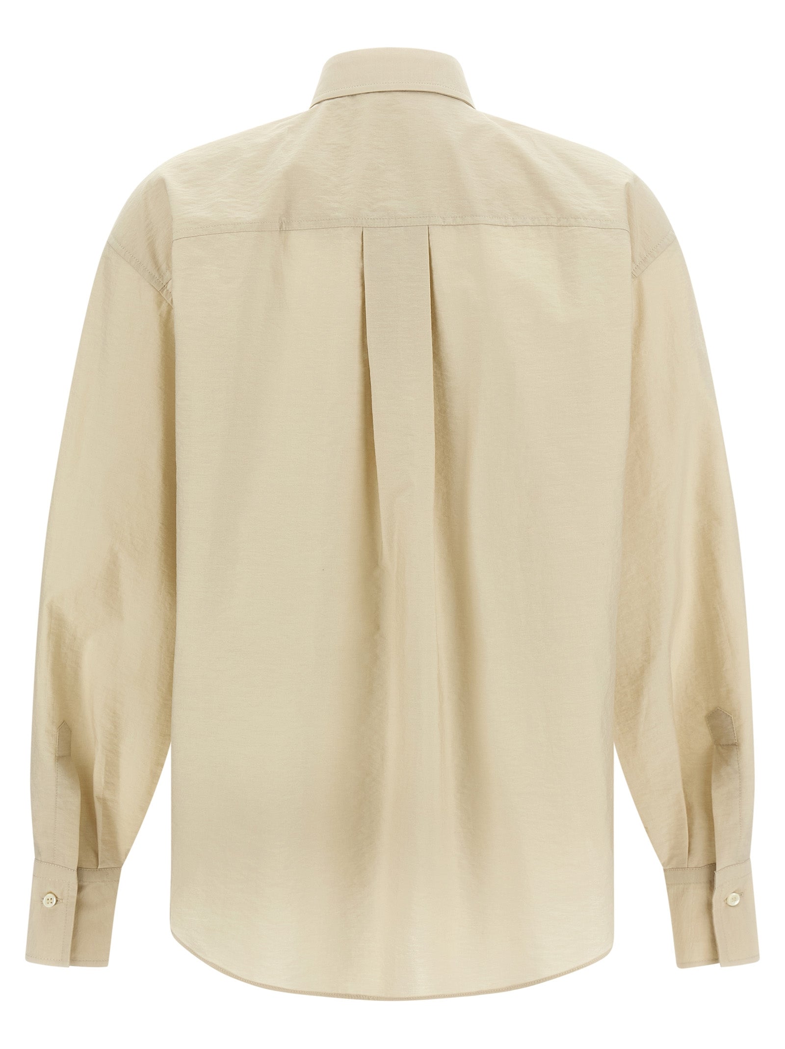 Brunello Cucinelli Beige Cotton Blouse