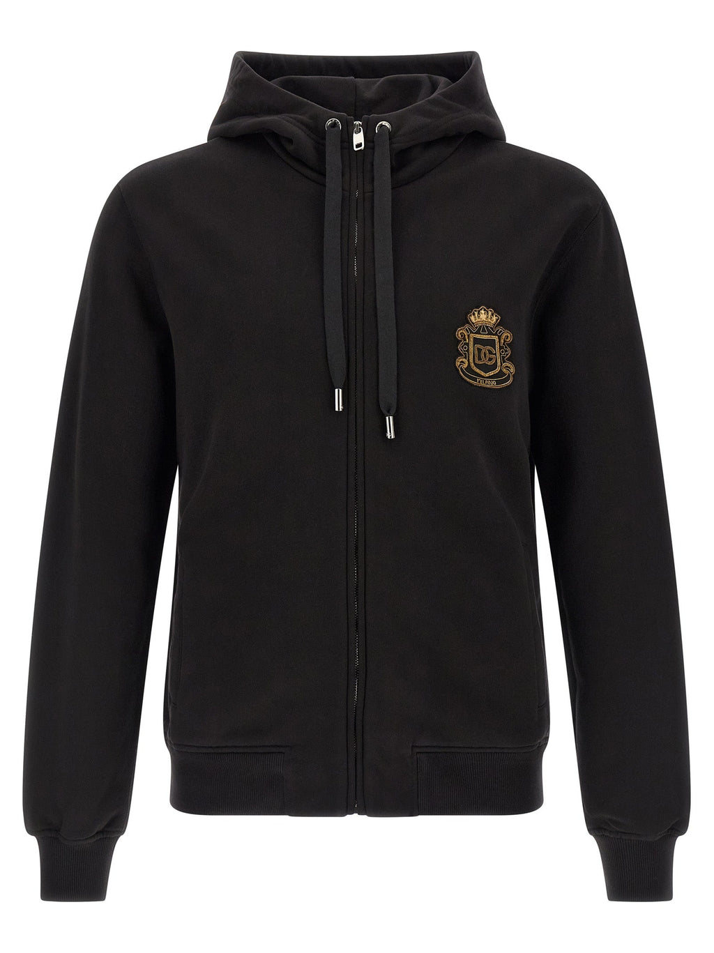 Dolce & Gabbana Black Cotton Sweatshirt
