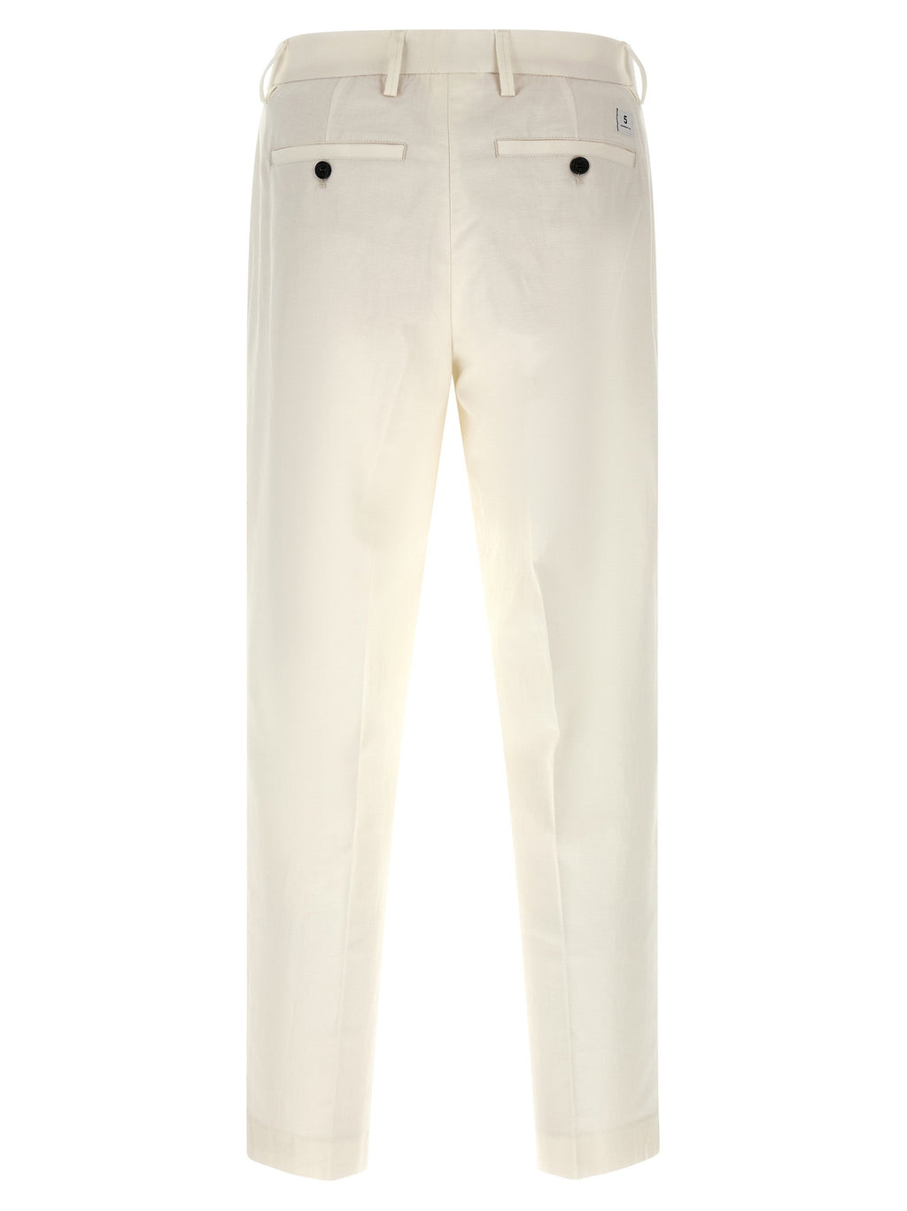 Department 5 White Cotton Casual Pants