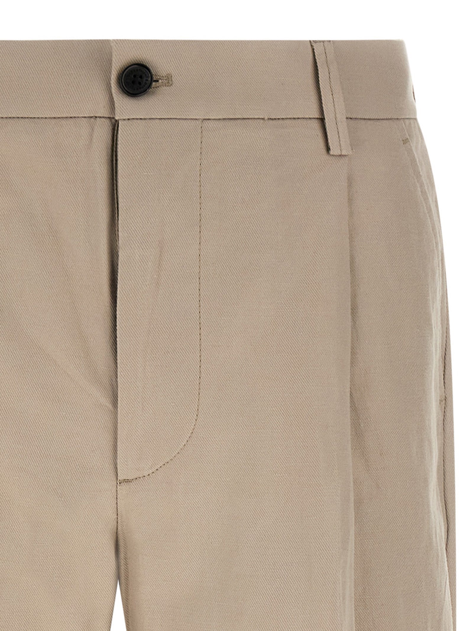 Department 5 Beige Cotton Casual Pants