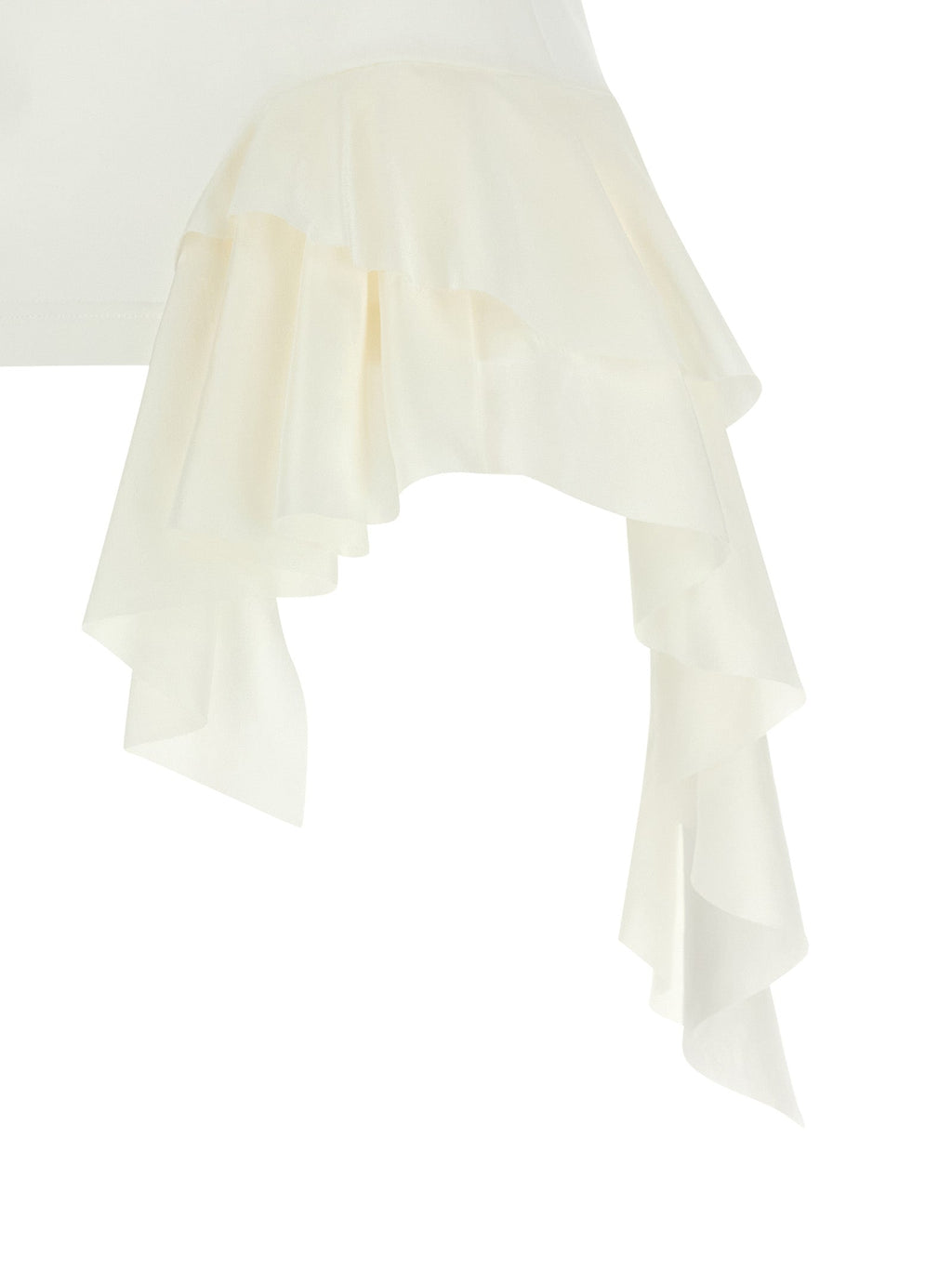 Alexander McQueen White Cotton Tank Tops